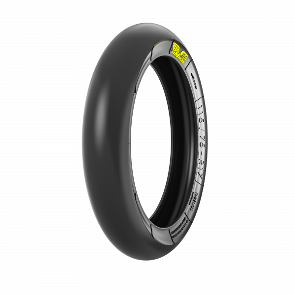 115/75-17R slick medium tubeless rear